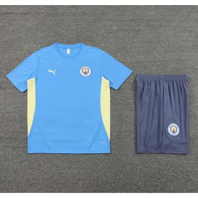 Camiseta Manchester City (Hombre/Niño) Pre-Match 24/25 + Pantalones