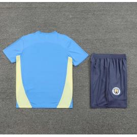 Camiseta Manchester City (Hombre/Niño) Pre-Match 24/25 + Pantalones