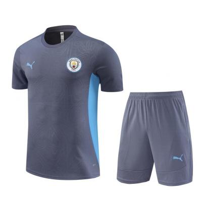 Camiseta Manchester City (Hombre/Niño) Pre-Match 2024/25 + Pantalones