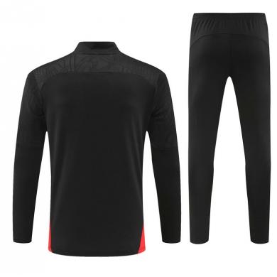 Chandal Entrenamiento AC Milan (Hombre/Niño) Negro 24/25 + Pantalones