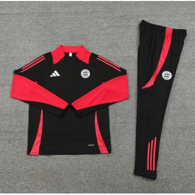 Chandal Entrenamiento Bayern Munich (Hombre/Niño) Negro 2024/2025 + Pantalones