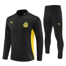 Chandal Entrenamiento Borussia Dortmund (Hombre/Niño) Negro 24/25 + Pantalones