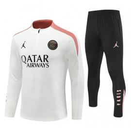 Chandal Entrenamiento PSG (Hombre/Niño) Blanco 24/25 + Pantalones