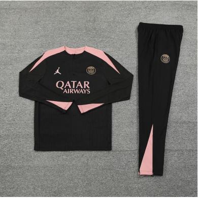 Chandal Entrenamiento PSG (Hombre/Niño) Negro 24/25 + Pantalones