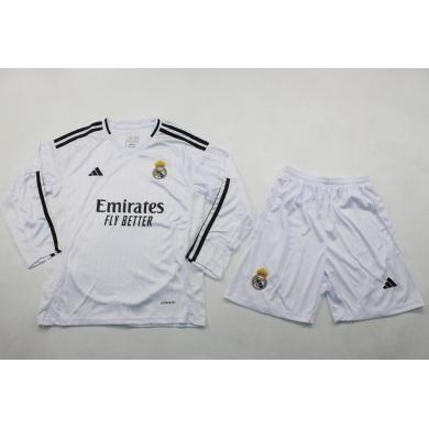 Camiseta Real M adrid Primera Equipación 24/25 ML Niño