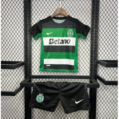 Camiseta Sporting Lisboa 1ª Equipación 24/25 Niño