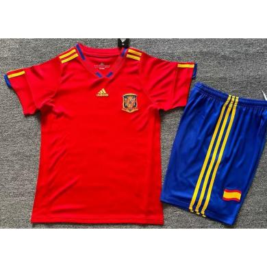 Conjunto Retro España Primera Equipación 2010 Niño