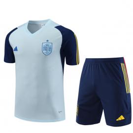 Camisetas España Pre-Match Azul 24/25 (Hombre/Niño) + Pantalones