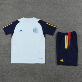 Camisetas España Pre-Match Azul 24/25 (Hombre/Niño) + Pantalones