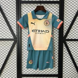 Camiseta Manchester City Cuarta Equipación 24/25 Niño