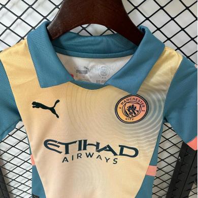 Camiseta Manchester City Cuarta Equipación 24/25 Niño