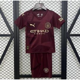 Camiseta Manchester City Tercera Equipacion 24/25 Niño