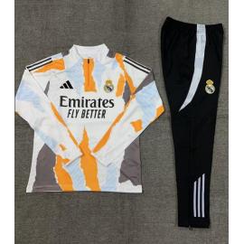 Chandals Real Madrid (Hombre/Niño) 24/25 + Pantalones Amarillo y Blanco