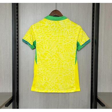 Camiseta Brasil Primera Equipación 2024 Mujer