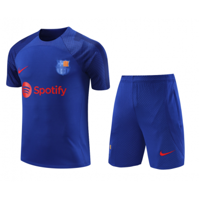 Camiseta FC b-arcelona Pre-Match 23/24 Azul + Pantalones