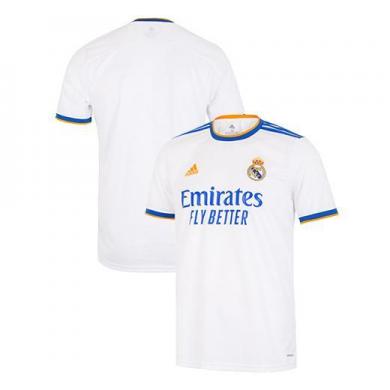 Camiseta Real M adrid Hombre Primera Equipación Blanca 21/22