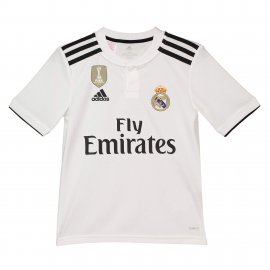 Camiseta de la 1ª equipación del Real M adrid 2018-19 para niños