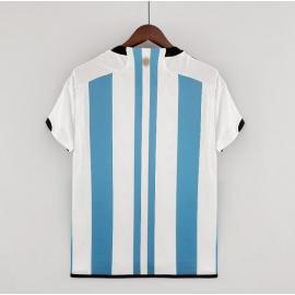 CAMISETA ARGENTINA PRIMERA EQUIPACIÓN Mundial Qatar 2022 3 Estrellas