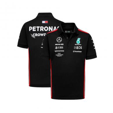 Polo del equipo Mercedes AMG Petronas F1 2023 - Negro